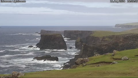 Eshaness Lighthouse live frame