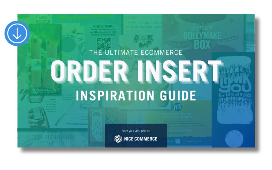 Order insert design inspiration from leading eCommerce brands